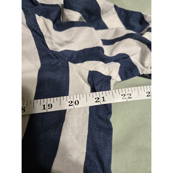 Tommy Hilfiger large women's navy blue and white top - Picture 10 of 11